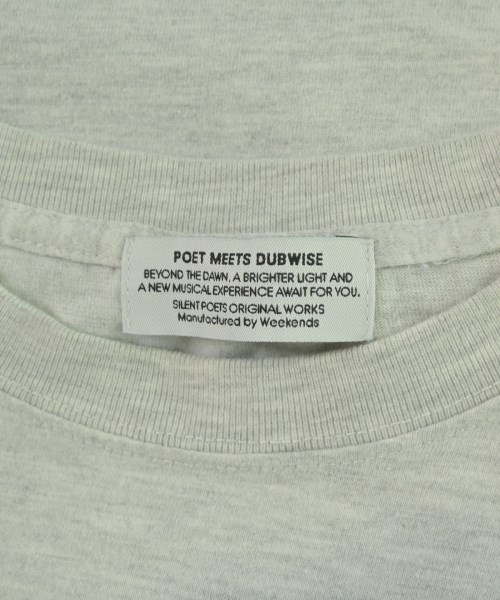 POET MEETS DUBWISE（ポエトミーツダブワイズ）Tシャツ・カットソー グレー サイズ:M メンズ/2200677001036