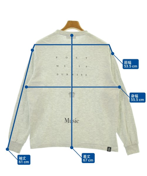 POET MEETS DUBWISE（ポエトミーツダブワイズ）Tシャツ・カットソー グレー サイズ:M メンズ/2200677001036