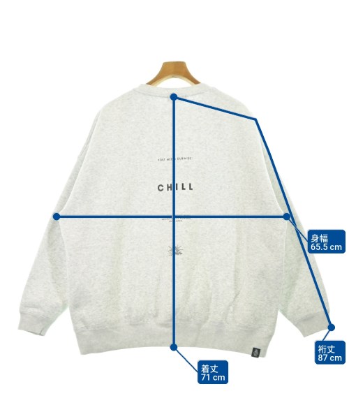 POET MEETS DUBWISE（ポエトミーツダブワイズ）スウェット グレー サイズ:XL メンズ/2200651404143