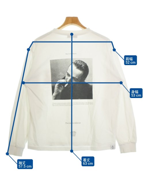 POET MEETS DUBWISE（ポエトミーツダブワイズ）Tシャツ・カットソー 白 サイズ:M メンズ/2200706966053