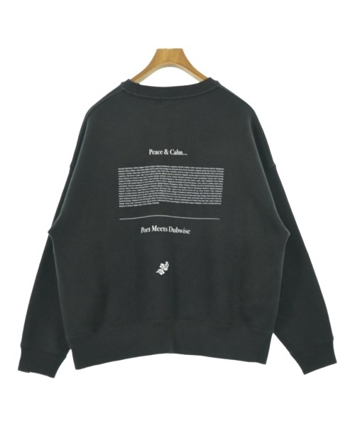 POET MEETS DUBWISE（ポエトミーツダブワイズ）スウェット 黒 サイズ:F メンズ/2200664841010