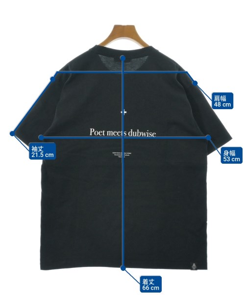 POET MEETS DUBWISE（ポエトミーツダブワイズ）Tシャツ・カットソー 黒 サイズ:F レディース/2200725340131