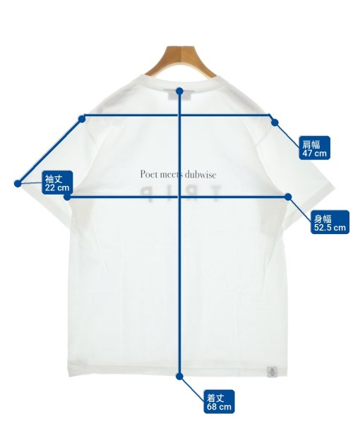 POET MEETS DUBWISE（ポエトミーツダブワイズ）Tシャツ・カットソー 白 サイズ:F メンズ/2200721896281