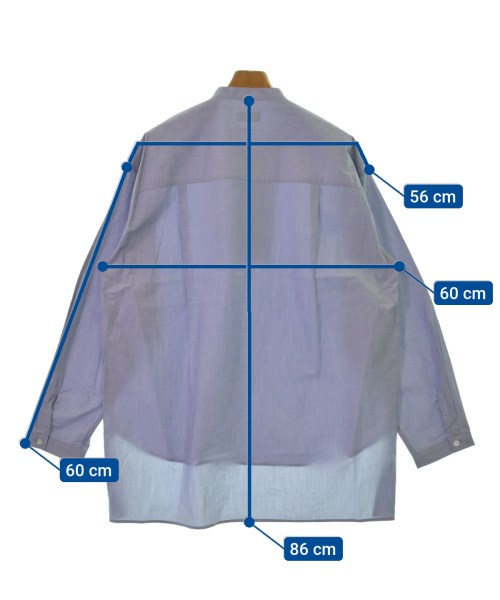 UNDECORATED（アンデコレイテッド）カジュアルシャツ 青 サイズ:F メンズ/2200492646207