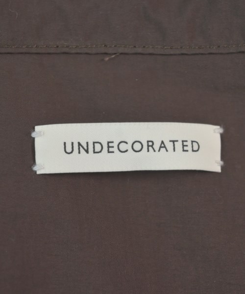 UNDECORATED（アンデコレイテッド）その他 茶 サイズ:0(XS位) メンズ/2200636750050