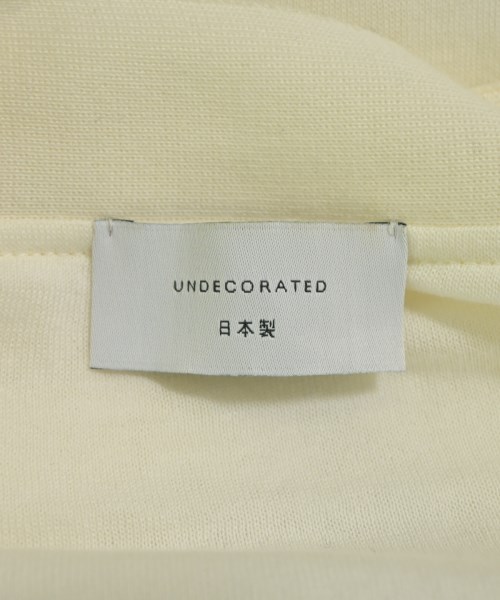 UNDECORATED（アンデコレイテッド）カーディガン 白 サイズ:0(XS位) メンズ/2200636750074