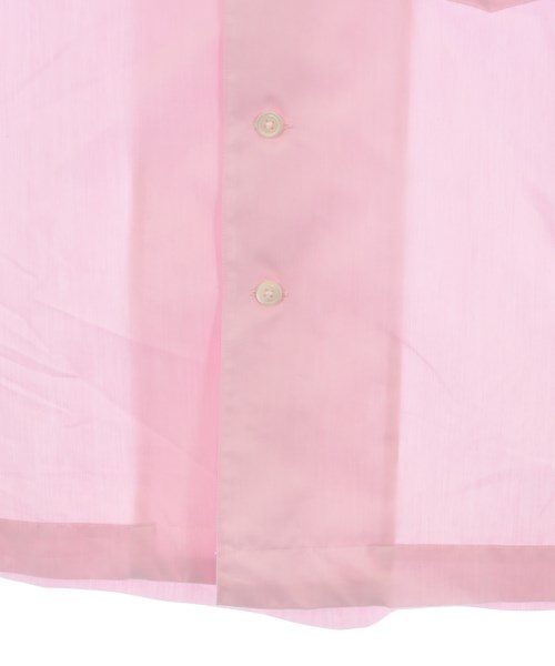 UNDECORATED（アンデコレイテッド）カジュアルシャツ ピンク サイズ:0(XS位) メンズ/2200636750081