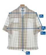 UNDECORATED（アンデコレイテッド）カジュアルシャツ グレー サイズ:0(XS位) メンズ/2200636750098