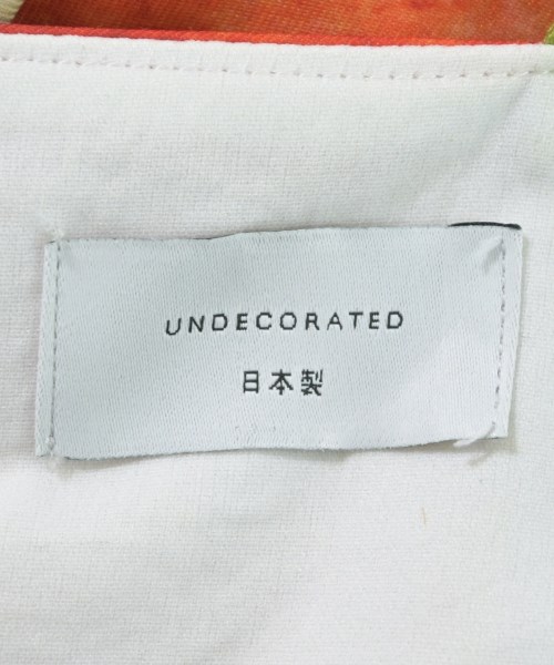 UNDECORATED（アンデコレイテッド）ワンピース オレンジ サイズ:0(XS位) レディース/2200629098077
