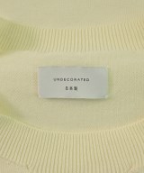 UNDECORATED（アンデコレイテッド）ニット・セーター 白 サイズ:F メンズ/2200620874090
