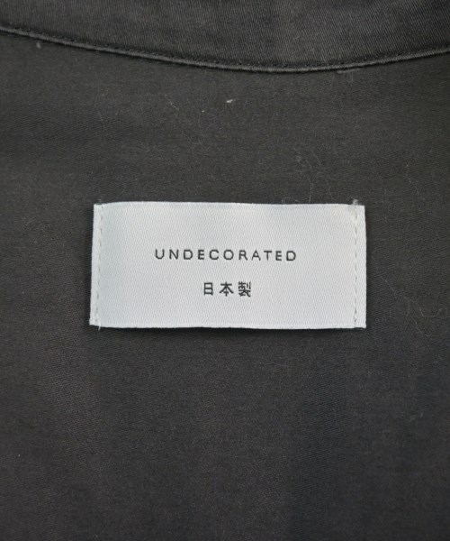 UNDECORATED（アンデコレイテッド）カジュアルシャツ グレー サイズ:0(XS位) メンズ/2200620874106