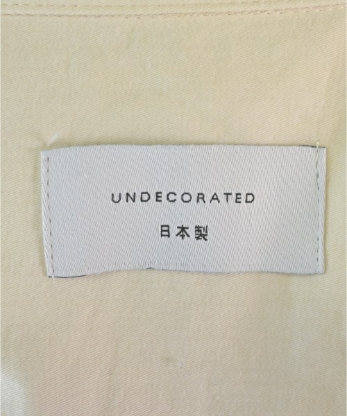 UNDECORATED（アンデコレイテッド）カジュアルシャツ 白 サイズ:0(S位) メンズ/2200616159033