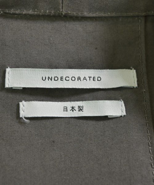 UNDECORATED（アンデコレイテッド）カジュアルジャケット グレー サイズ:-(S位) メンズ/2200615620268