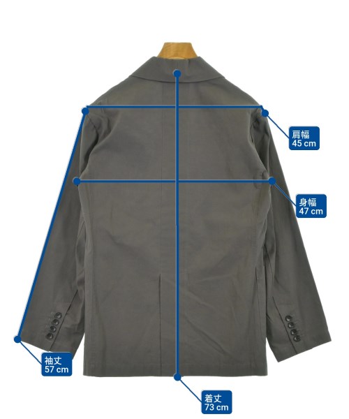 UNDECORATED（アンデコレイテッド）カジュアルジャケット グレー サイズ:-(S位) メンズ/2200615620268