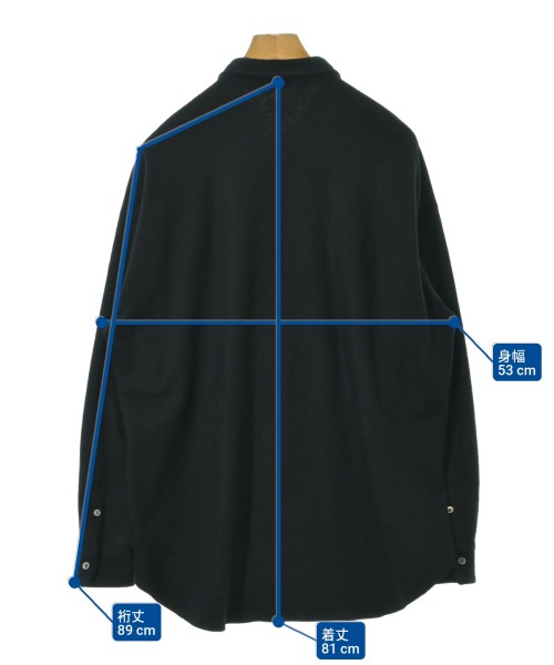 UNDECORATED（アンデコレイテッド）カジュアルシャツ 黒 サイズ:2(M位) メンズ/2200678384022