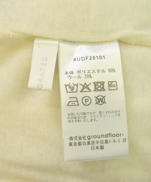 UNDECORATED（アンデコレイテッド）ニット・セーター 白 サイズ:F レディース/2200695826079