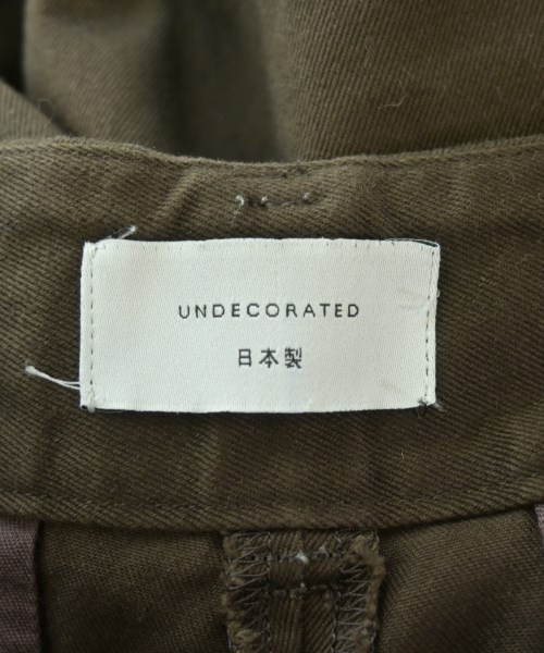 UNDECORATED（アンデコレイテッド）チノパン 茶 サイズ:0(XS位) レディース/2200695826093
