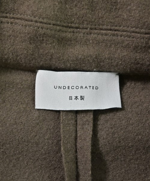UNDECORATED（アンデコレイテッド）カジュアルシャツ 茶 サイズ:F メンズ/2200655698029