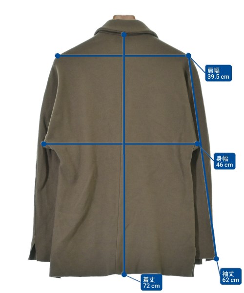 UNDECORATED（アンデコレイテッド）カジュアルシャツ 茶 サイズ:F メンズ/2200655698029