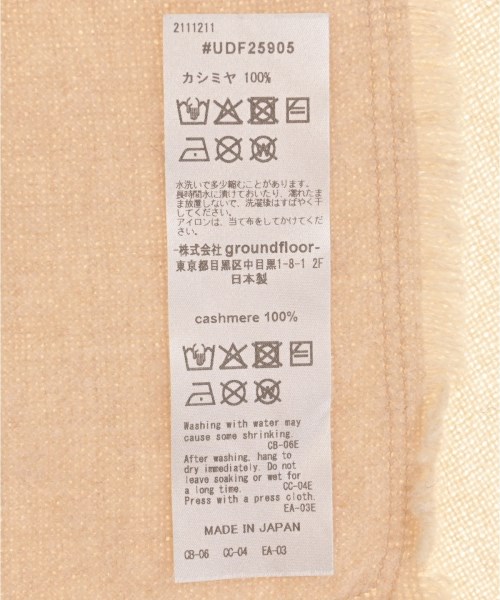 UNDECORATED（アンデコレイテッド）小物類（その他） ベージュ サイズ:- メンズ/2200660901053