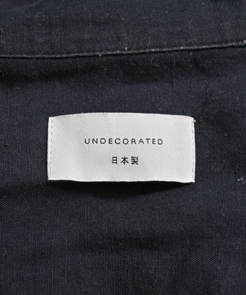 UNDECORATED（アンデコレイテッド）カジュアルシャツ 黒 サイズ:3(L位) メンズ/2200710889058