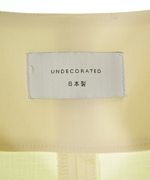 UNDECORATED（アンデコレイテッド）ノースリーブ ベージュ サイズ:0(XS位) レディース/2200701035075