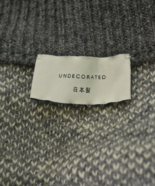 UNDECORATED（アンデコレイテッド）ニット・セーター グレー サイズ:-(XL位) メンズ/2200650214026