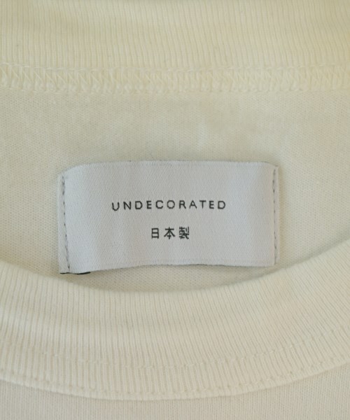 UNDECORATED（アンデコレイテッド）Tシャツ・カットソー 白 サイズ:2(M位) メンズ/2200644850063