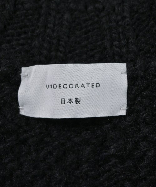 UNDECORATED（アンデコレイテッド）ベスト 黒 サイズ:0(XS位) メンズ/2200660741031
