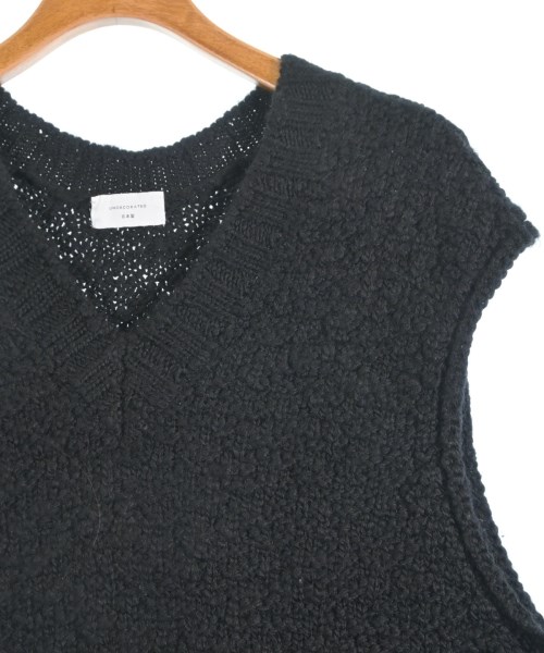 UNDECORATED（アンデコレイテッド）ベスト 黒 サイズ:0(XS位) メンズ/2200660741031