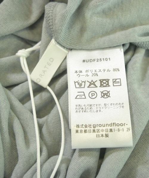 UNDECORATED（アンデコレイテッド）ニット・セーター グレー サイズ:0(XS位) レディース/2200660240077