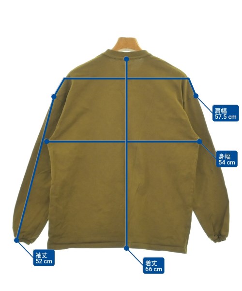 UNDECORATED（アンデコレイテッド）Tシャツ・カットソー カーキ サイズ:-(L位) メンズ/2200724508150