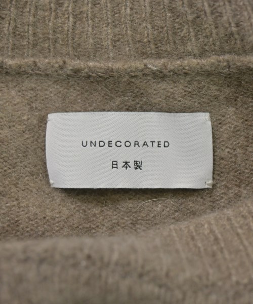 UNDECORATED（アンデコレイテッド）ニット・セーター ベージュ サイズ:F レディース/2200725978044