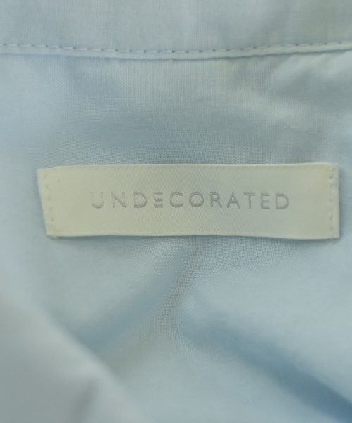UNDECORATED（アンデコレイテッド）カジュアルシャツ 青 サイズ:0(XS位) メンズ/2200726514036