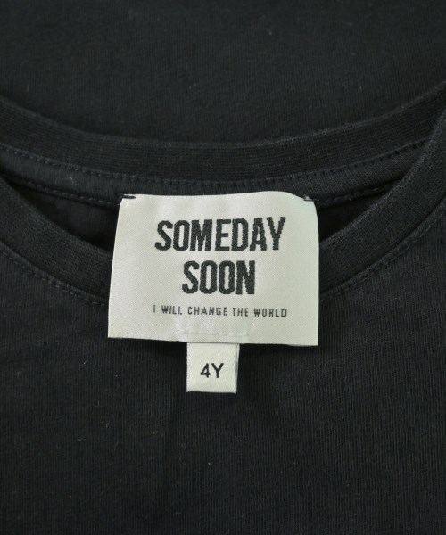SOMEDAY SOON（サムデイスーン）Tシャツ・カットソー 黒 サイズ:4Y(100cm位) キッズ/2200687786459