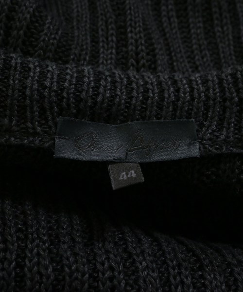 OMAR AFRIDI（オマールアフリディ）ニット・セーター 黒 サイズ:44(S位) メンズ/2200637798013
