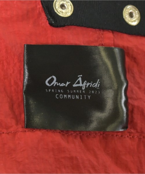 OMAR AFRIDI（オマールアフリディ）カジュアルシャツ 赤 サイズ:44(S位) メンズ/2200641020025