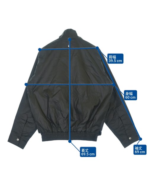 OMAR AFRIDI（オマールアフリディ）ブルゾン 黒 サイズ:46(M位) メンズ/2200623041017