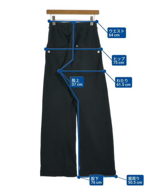 OMAR AFRIDI（オマールアフリディ）スウェットパンツ 黒 サイズ:44(S位) メンズ/2200624219019