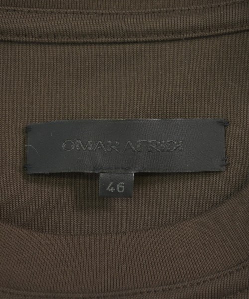 OMAR AFRIDI（オマールアフリディ）Tシャツ・カットソー 茶 サイズ:46(M位) メンズ/2200628799036