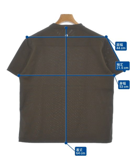 OMAR AFRIDI（オマールアフリディ）Tシャツ・カットソー 茶 サイズ:46(M位) メンズ/2200628799036