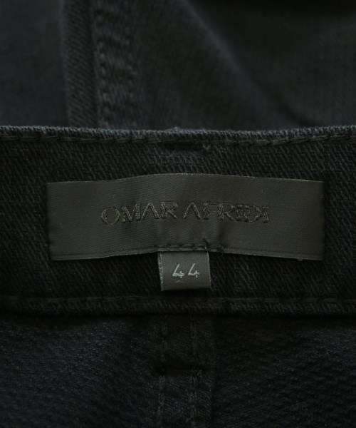 OMAR AFRIDI（オマールアフリディ）デニムパンツ 黒 サイズ:42(XS位) メンズ/2200670404056