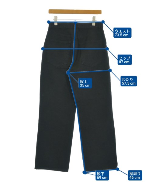 OMAR AFRIDI（オマールアフリディ）デニムパンツ 黒 サイズ:42(XS位) メンズ/2200670404056