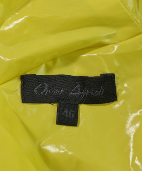 OMAR AFRIDI（オマールアフリディ）マウンテンパーカー 黄 サイズ:46(XL位) レディース/2200661571170