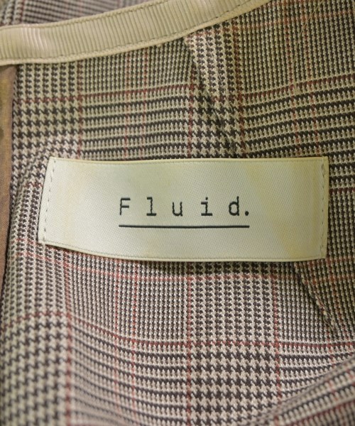FLUID（フルイド）ブラウス 茶 サイズ:02(M位) レディース/2200610410062