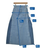 FLUID（フルイド）デニムパンツ 青 サイズ:02(M位) レディース/2200648589020