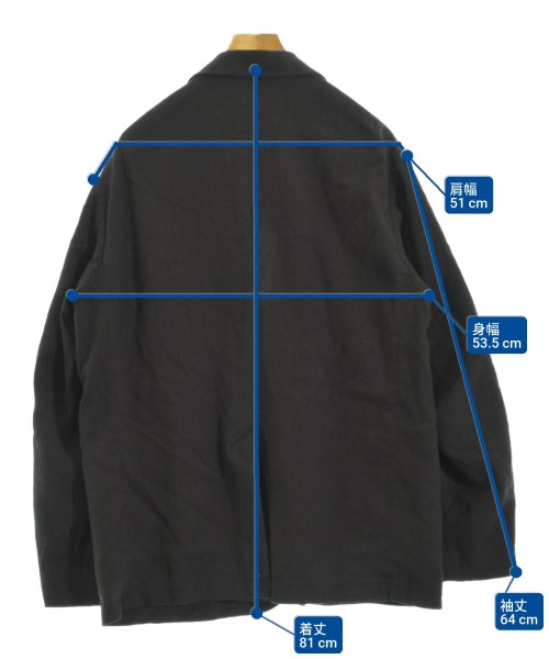 ULTERIOR（アルテリア）カジュアルジャケット 黒 サイズ:5(XXL位) メンズ/2200655591016