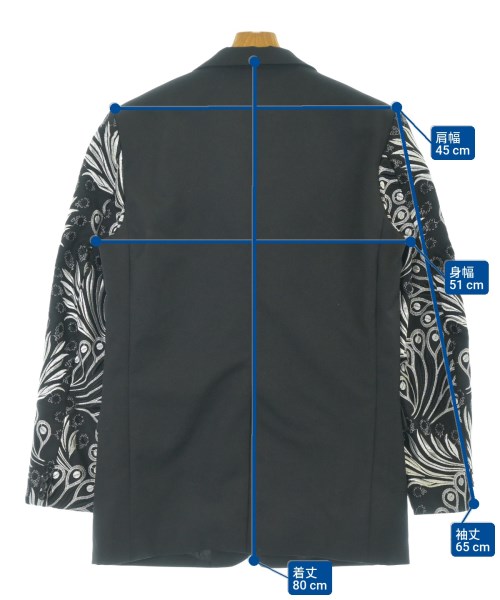 disemBySiiK（ディゼムバイシーク）カジュアルジャケット 黒 サイズ:2(M位) メンズ/2200667420014