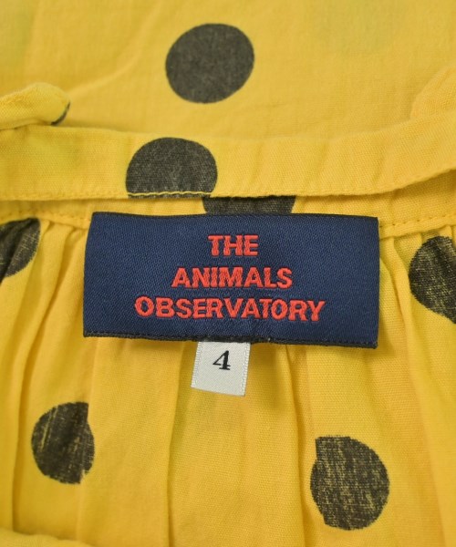THE Animals Observatory（ジアニマルズオブザーバトリー）ワンピース（その他） 黄 サイズ:100(3T-4T) キッズ/2200602174033