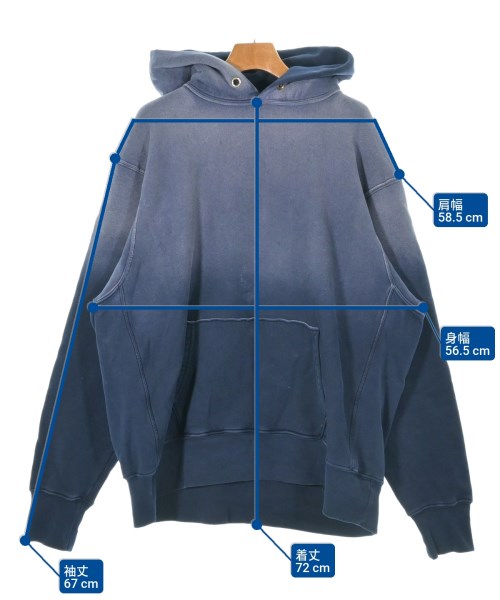 LES TIEN（レスティエン）パーカー 紺 サイズ:L メンズ/2200634321122